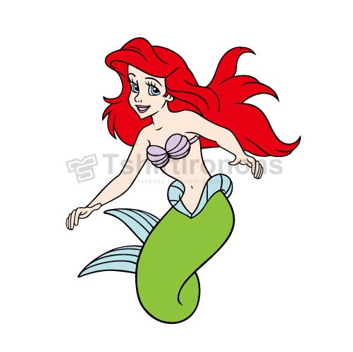 Little Mermaid T-shirts Iron On Transfers N3878 - Click Image to Close